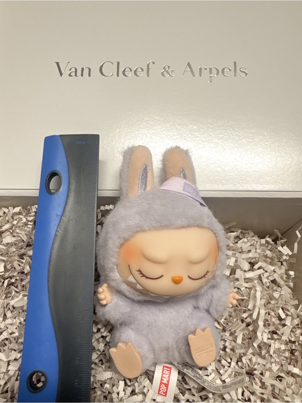 Pop Mart Gray Bunny Plush Collectible - Soft Bunny Figurine